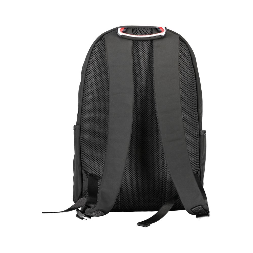 Schwarzer Polyester-Rucksack
