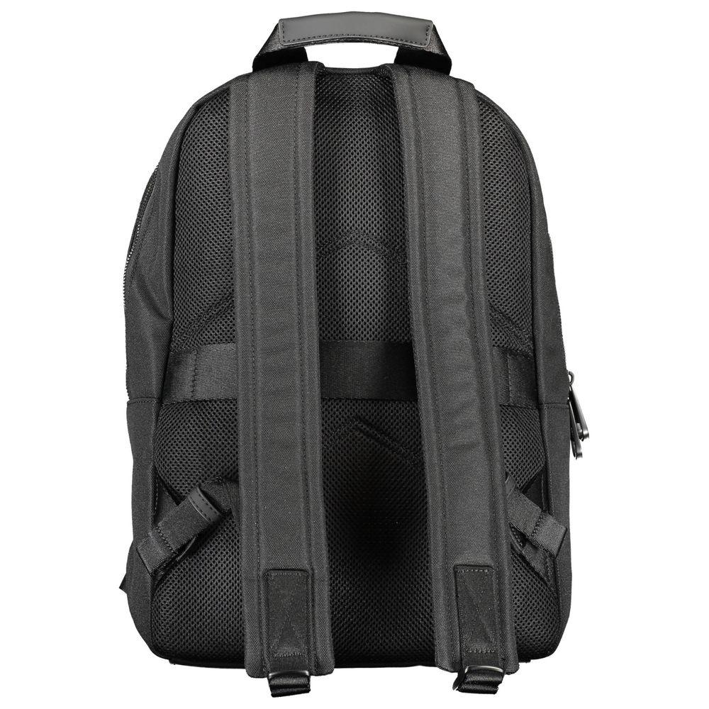 Schwarzer Polyester-Rucksack
