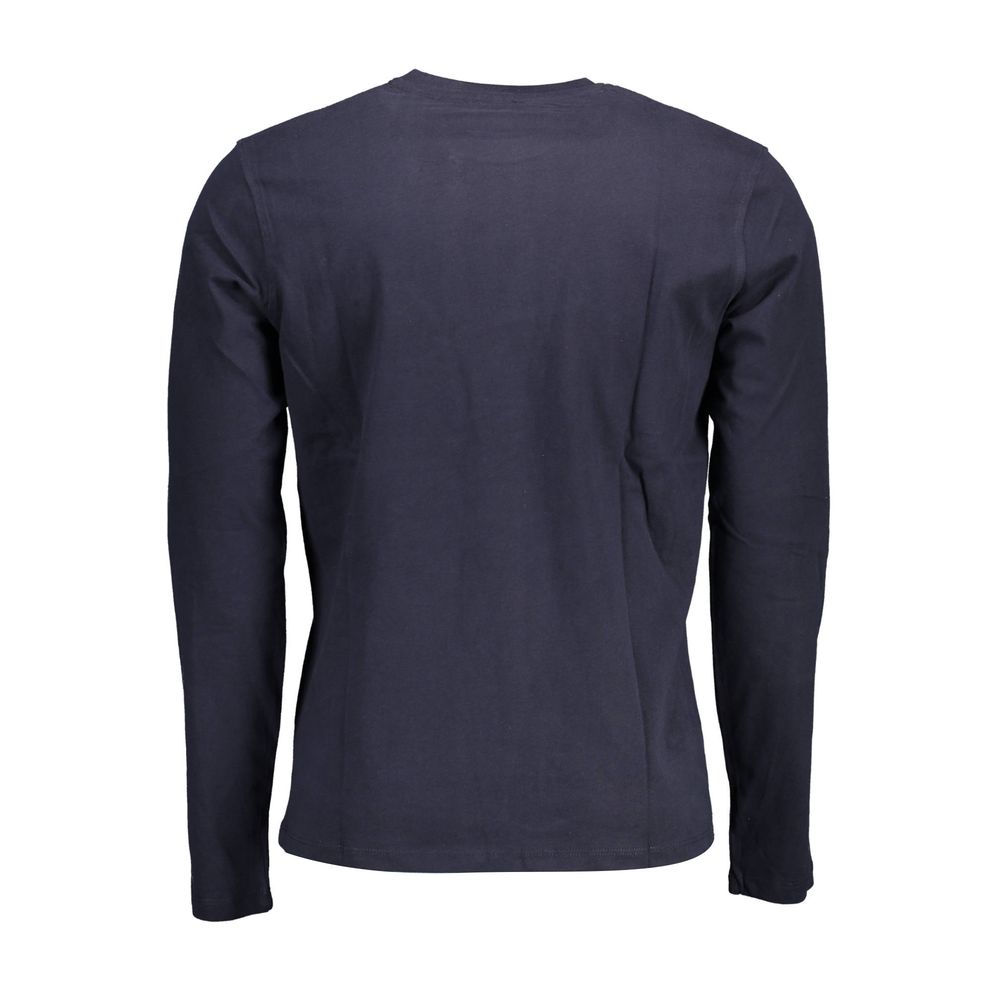 Blaues Baumwoll-T-Shirt