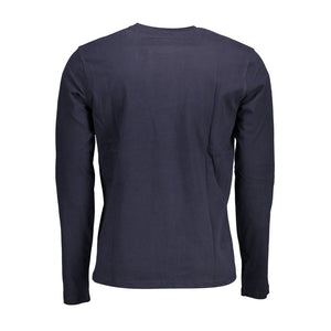 Blaues Baumwoll-T-Shirt