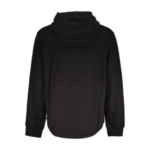 Black Cotton Men Sweater