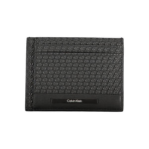 Schwarze Lederbrieftasche