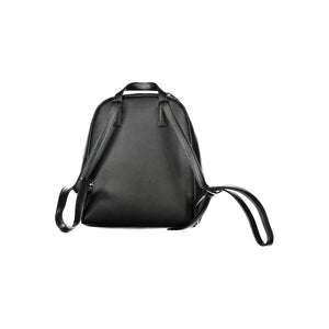 Schwarzer Polyethylen-Rucksack