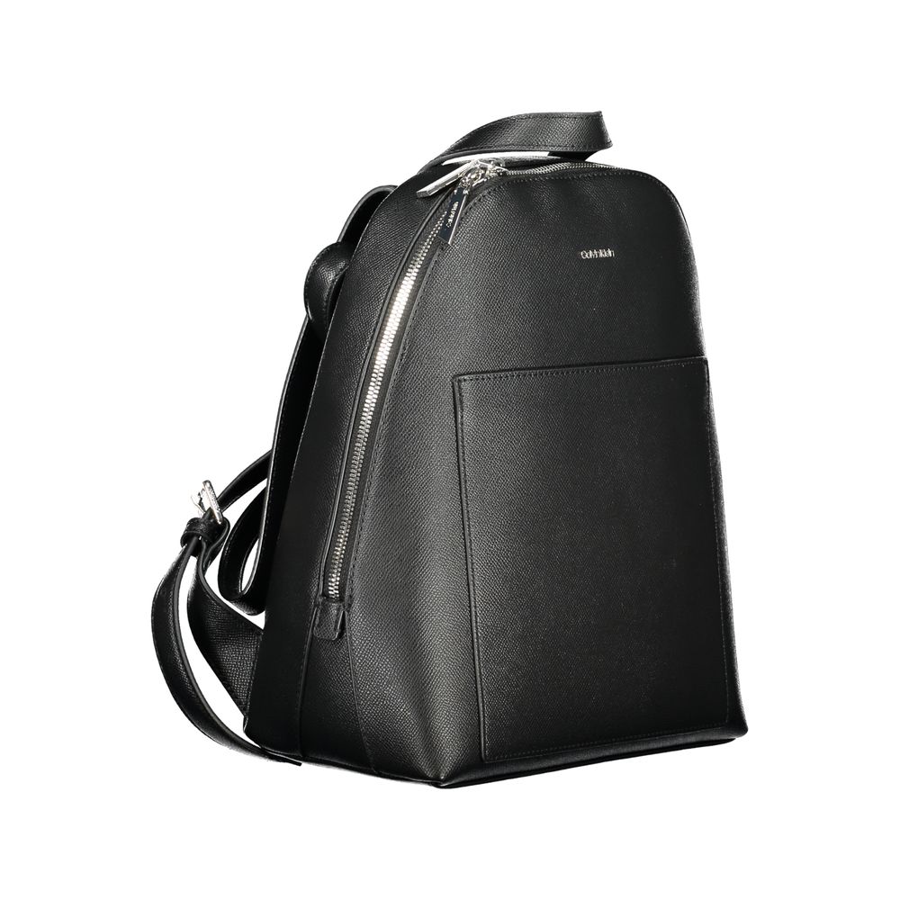 Schwarzer Polyethylen-Rucksack