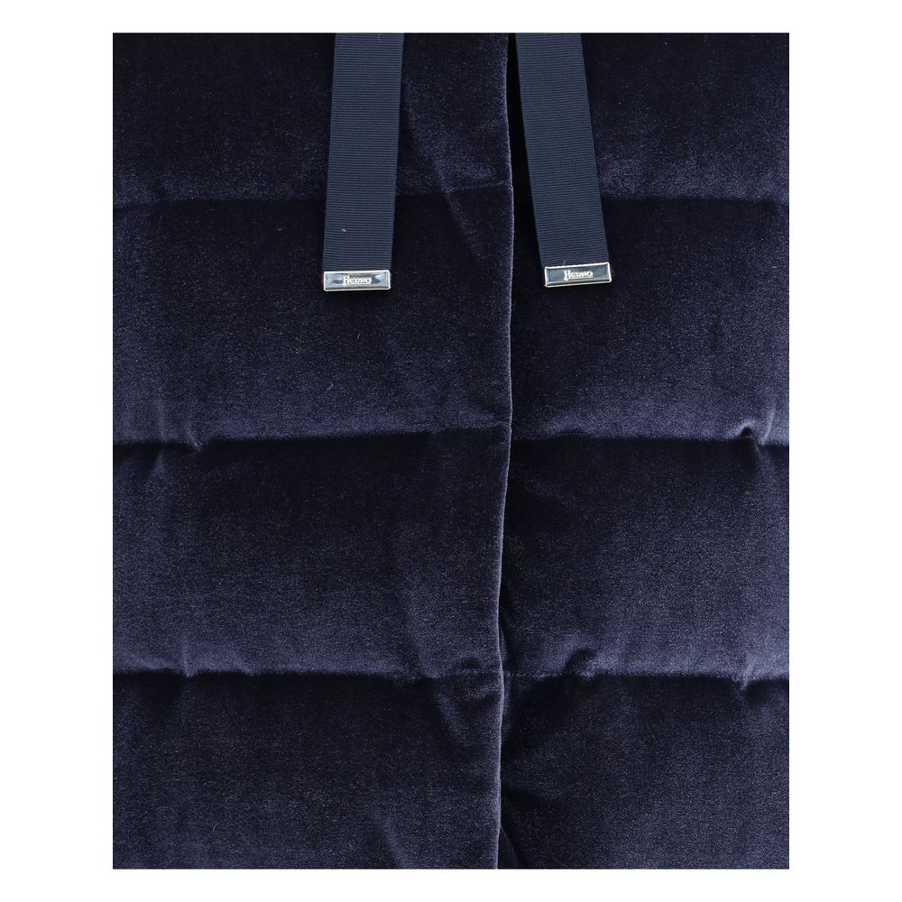 Daunenjacke aus Baumwolle mit Chenille-Effekt