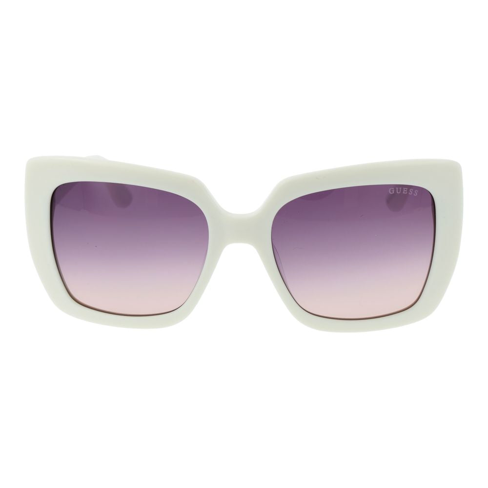 Weiße Damen Sonnenbrille