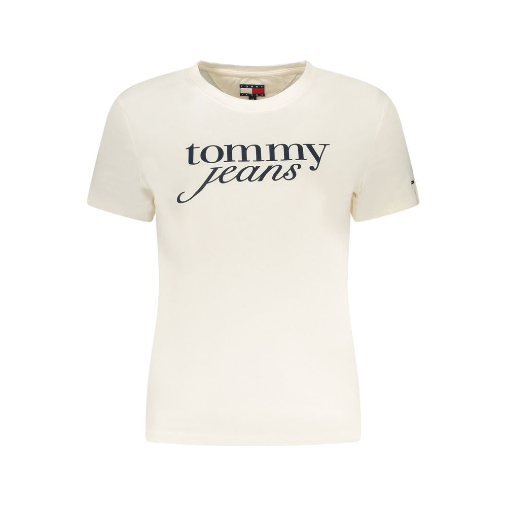 Beige Baumwolloberteile und T-Shirts