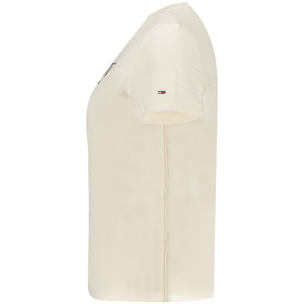 Beige Baumwolloberteile und T-Shirts