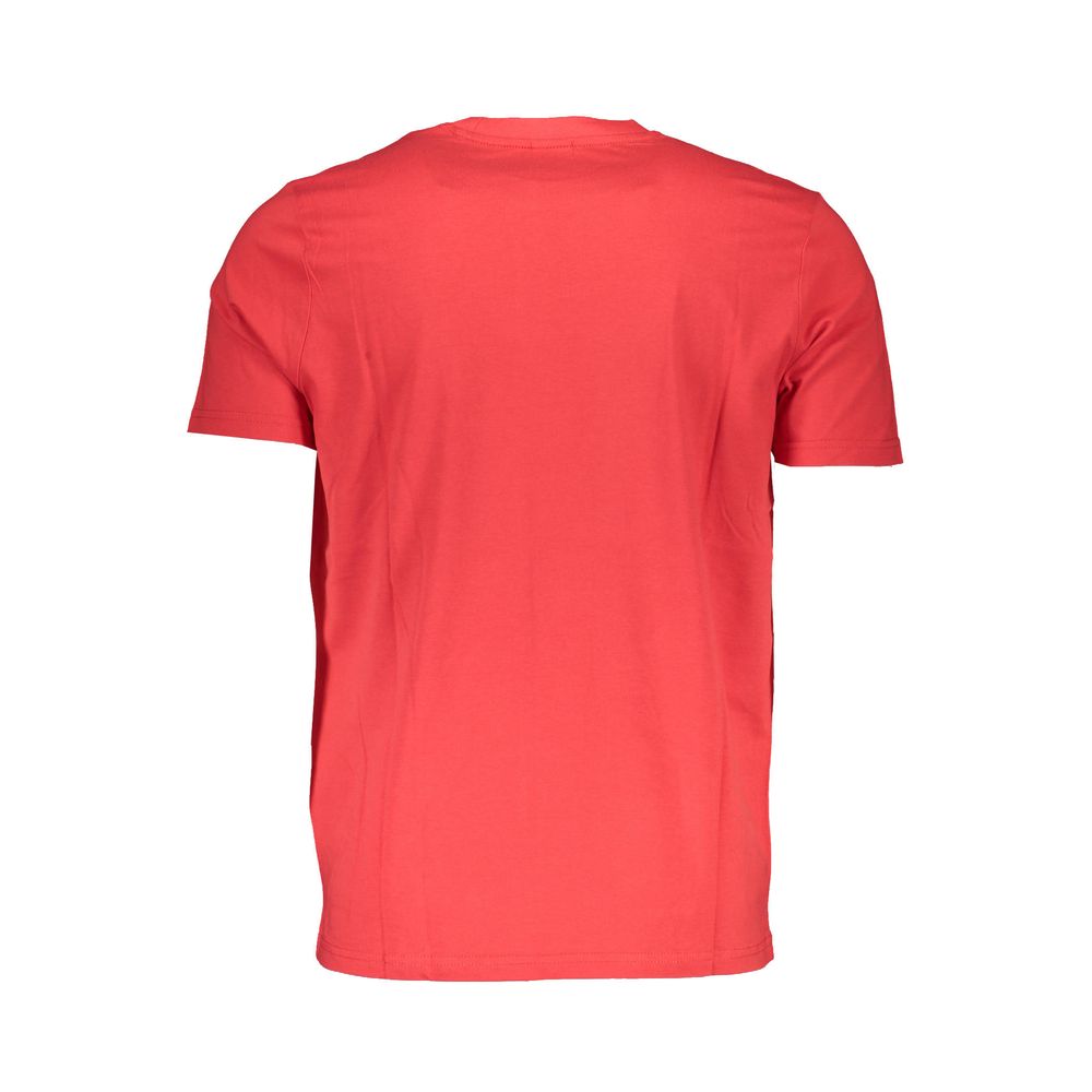 Rotes Baumwoll-T-Shirt