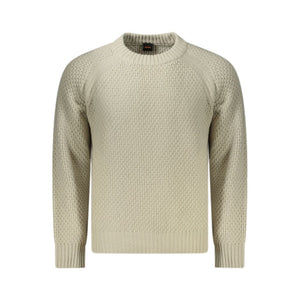 Beige Wollpullover