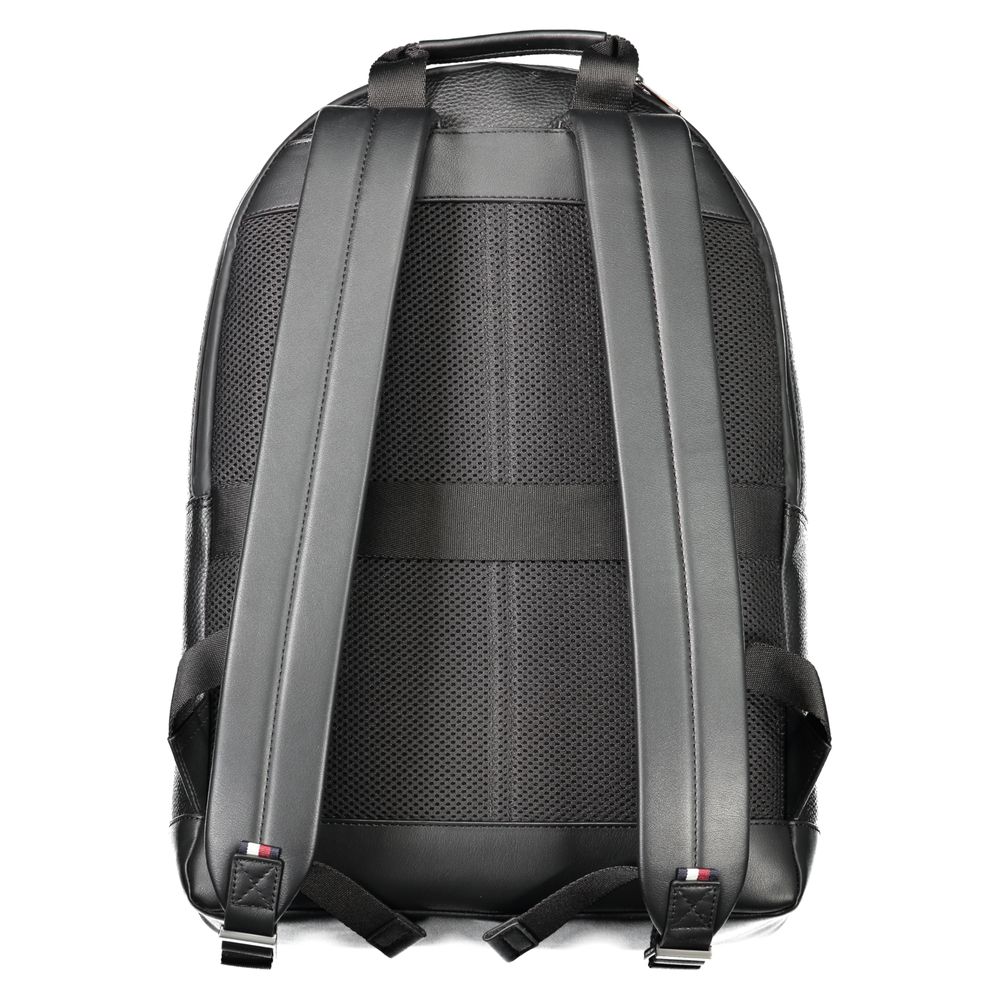 Schwarzer Polyester-Rucksack