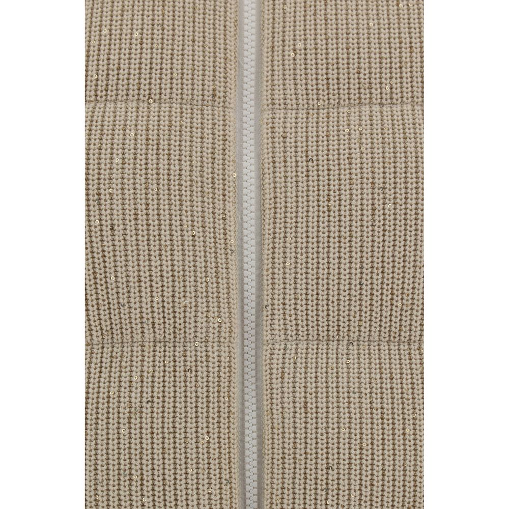 Daunenweste mit Kapuze