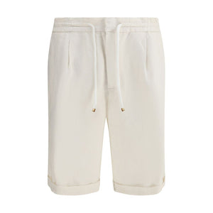Leinengefärbte Shorts