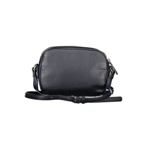 Blaue Polyester-Handtasche