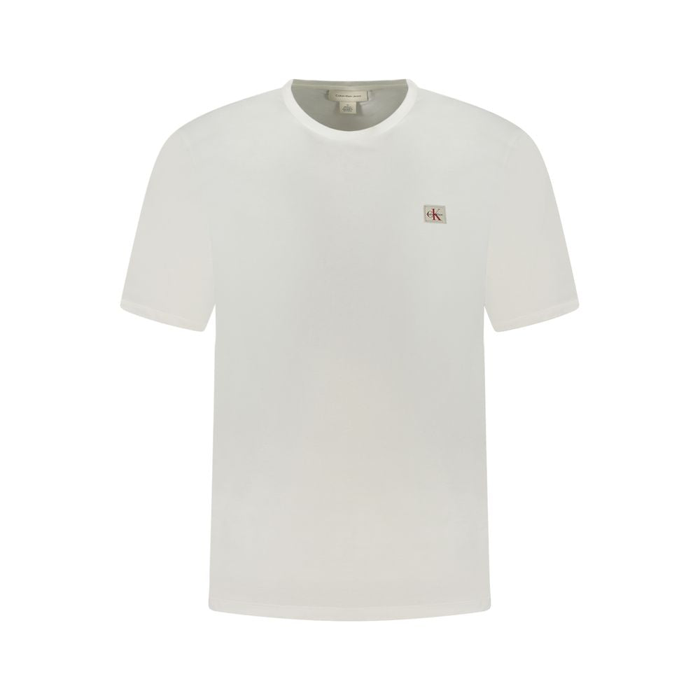 Weißes Herren-T-Shirt aus Baumwolle