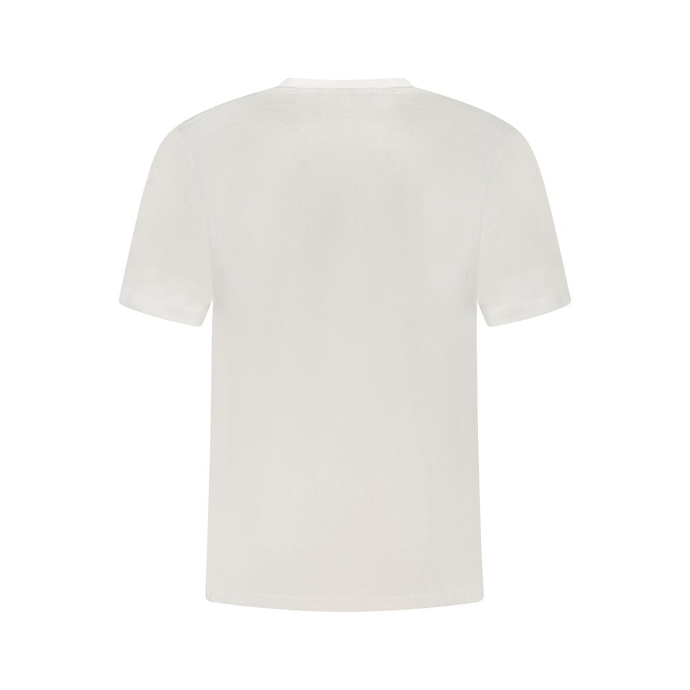Weißes Herren-T-Shirt aus Baumwolle