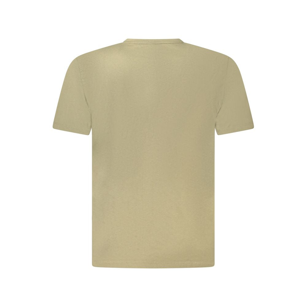 Grünes Herren-T-Shirt aus Baumwolle