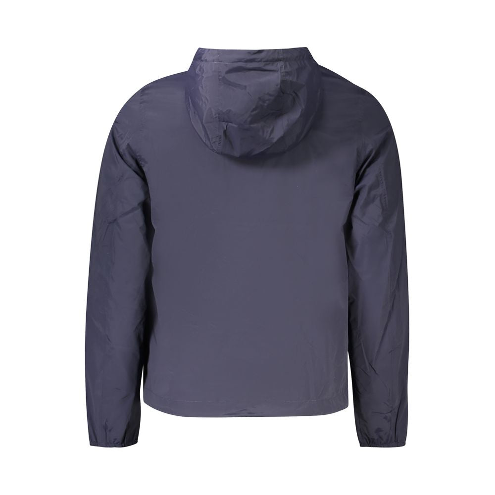 Blaue Nylonjacke für Herren