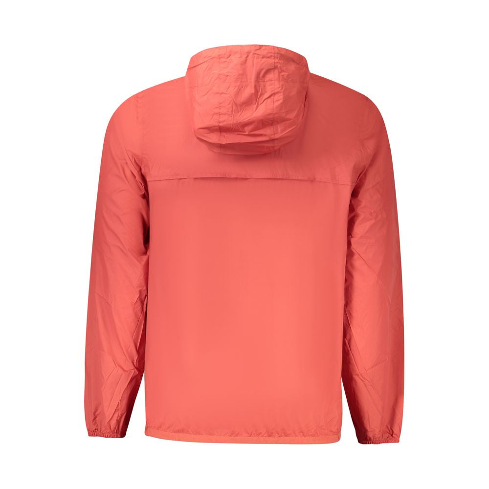 Rote Polyamid-Herrenjacke