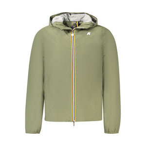 Grüne Nylonjacke für Herren