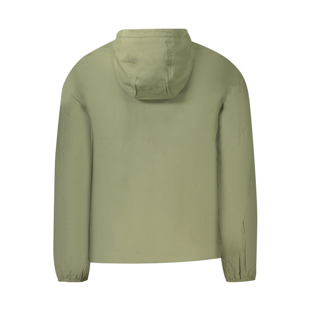 Grüne Nylonjacke für Herren