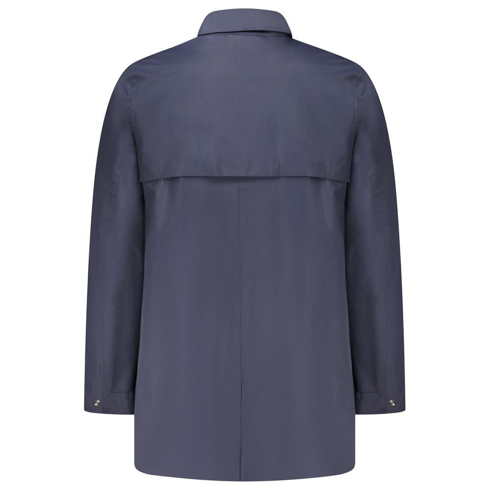 Blaue Polyamid-Herrenjacke