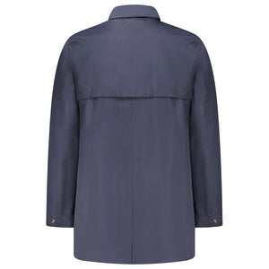 Blaue Polyamid-Herrenjacke