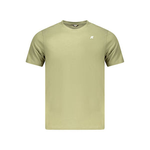 Grünes Herren-T-Shirt aus Baumwolle