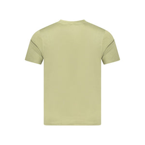 Grünes Herren-T-Shirt aus Baumwolle