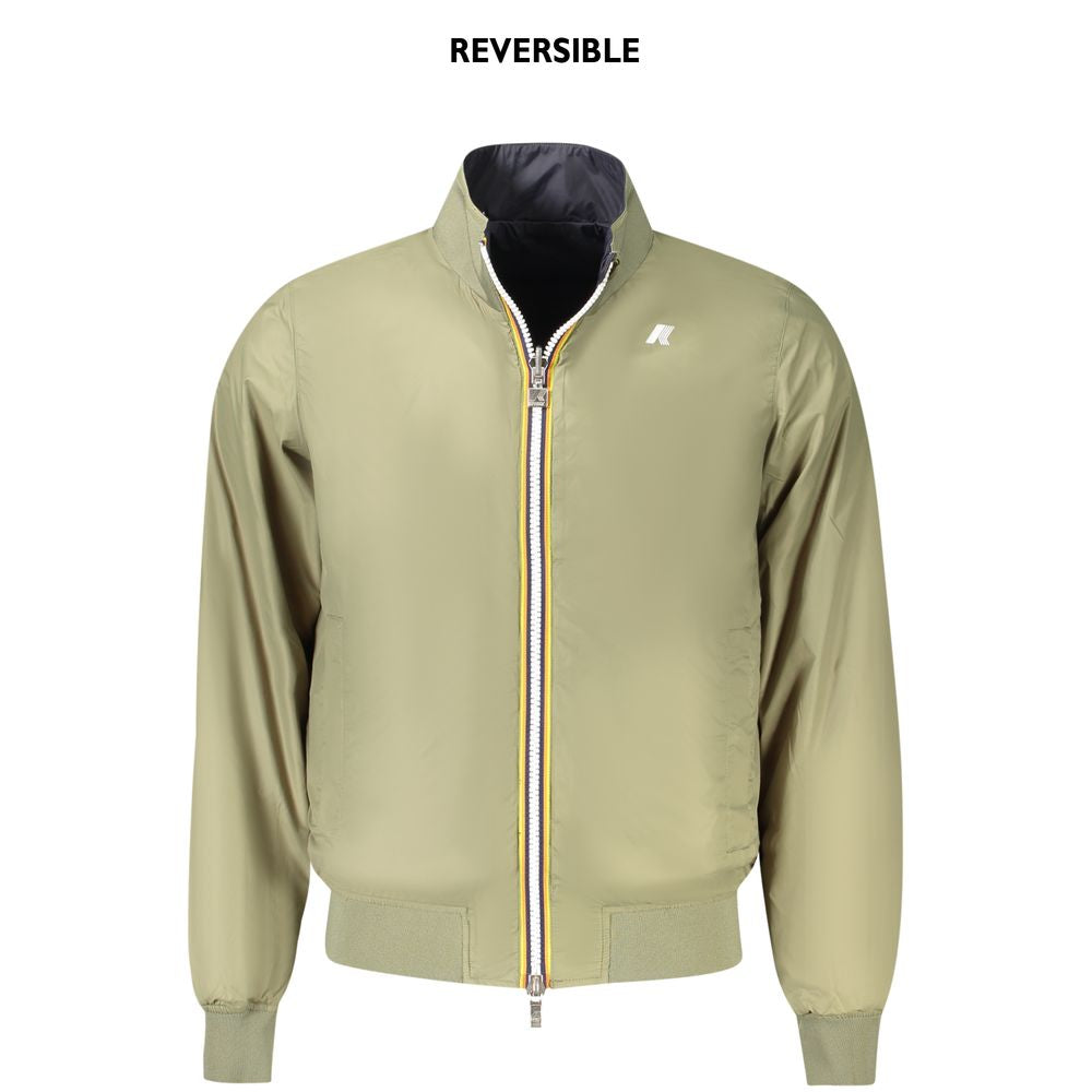 Blaue Nylonjacke für Herren