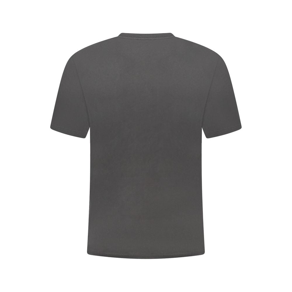Schwarzes Herren-T-Shirt aus Baumwolle
