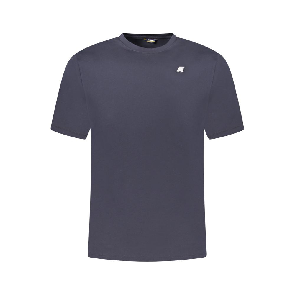 Blaues Herren-T-Shirt aus Baumwolle