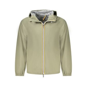 Grüne Polyester Herrenjacke