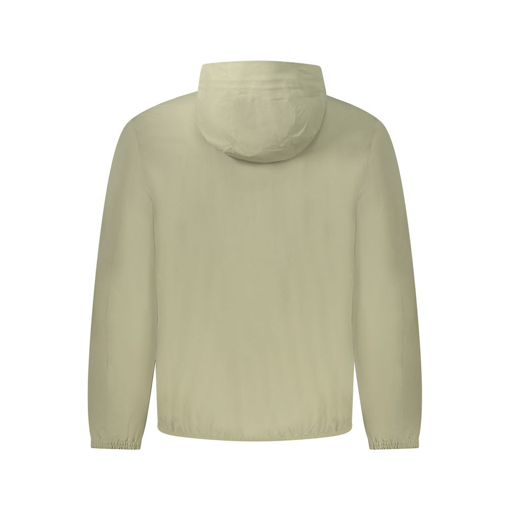 Grüne Polyester Herrenjacke