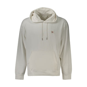 Weißer Baumwollpullover für Herren