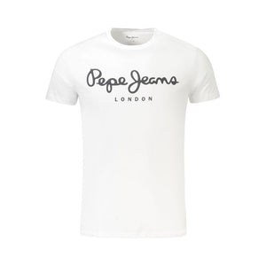 Weißes Baumwoll-Herren-T-Shirt