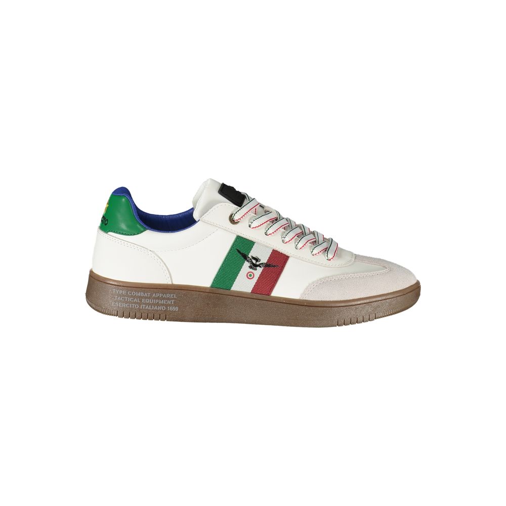Weiße Leder Herren Sneaker