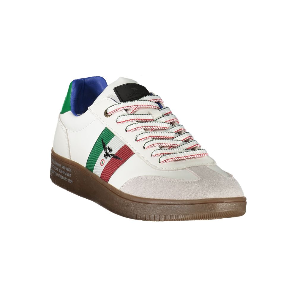 Weiße Leder Herren Sneaker