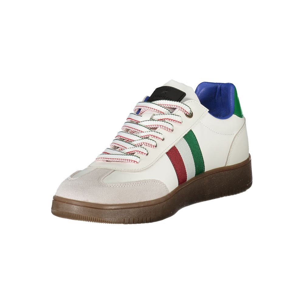 Weiße Leder Herren Sneaker