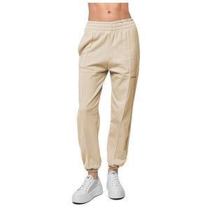 Beige Baumwolljeans &amp; Hose