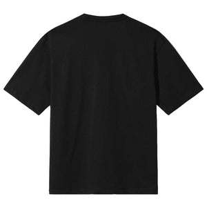 Schwarzes Damen-T-Shirt aus Baumwolle