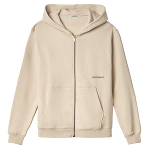 Beigefarbener Baumwollpullover