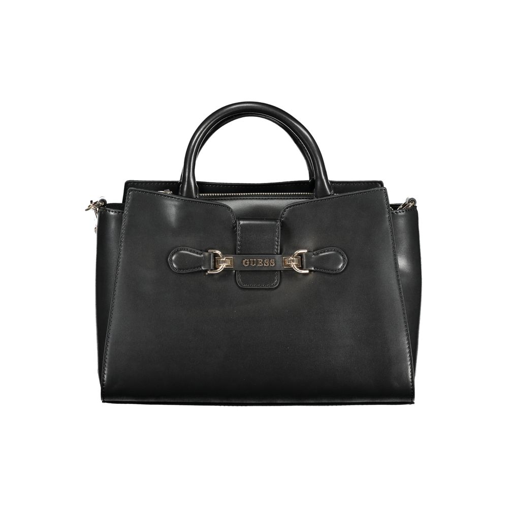 Schwarze Handtasche aus Polyethylen