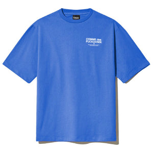 Blaues Baumwoll-T-Shirt