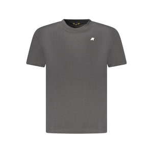 Schwarzes Baumwoll-T-Shirt