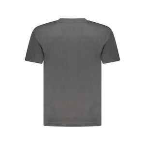 Schwarzes Baumwoll-T-Shirt