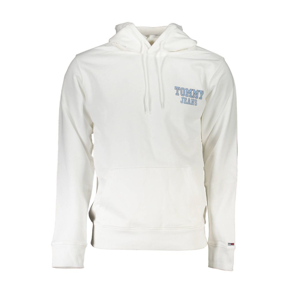 Weißer Baumwollpullover