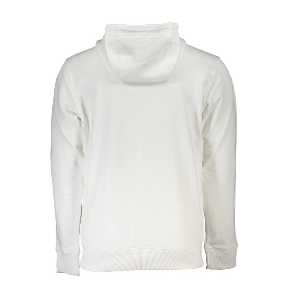 Weißer Baumwollpullover