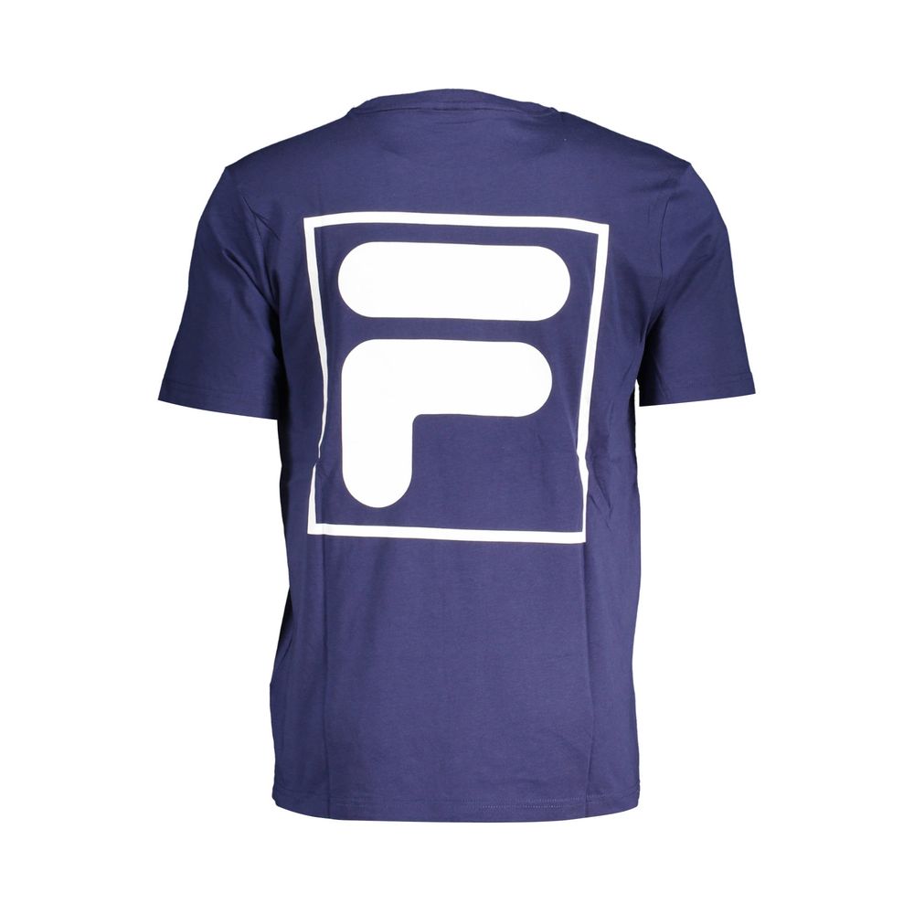 Blaues Baumwoll-T-Shirt