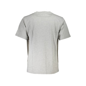 Graues Baumwoll-T-Shirt